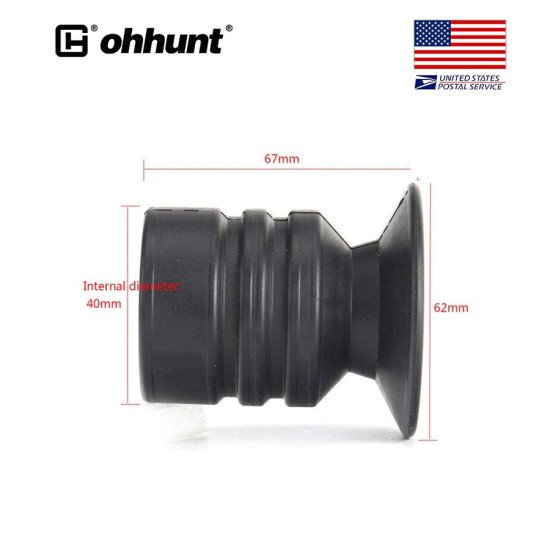 Ohhunt Tactical Night Vision Gated Eyecup w/Shutter Rubber Scalability Eyeshade Ohhunt Tactical Night Vision Gated Eyecup w/Shutter Rubber Scalability Eyeshade