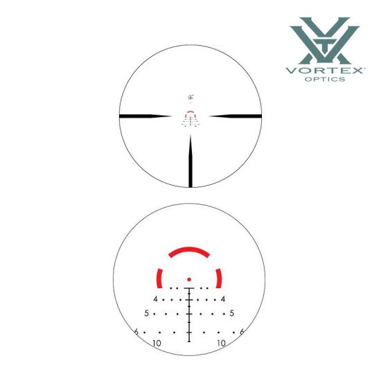 Vortex Optics STRIKE EAGLE® 1-8X24 AR-BDC3 (MOA) Reticle | 30 mm Tube