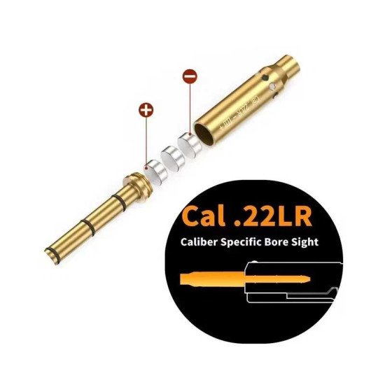 Laser Bore Sighter .22LR Cartridge Red Laser Bore Sighter .22LR Cartridge Red