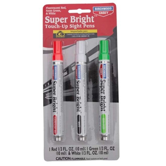 Birchwood Casey Super Bright Gun Sight Paint Pen Kit Green/Red/White