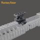 High Profile Compact Picatinny Rail Riser Mount for Red Dot Reflex Sight, 1" High, 3 Slots