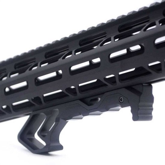 M-LOK Handstop Barricade Stop Aluminum Angled Foregrip for AR-15 AR-10 - Black M-LOK Handstop Barricade Stop Aluminum Angled Foregrip for AR-15 AR-10 - Black