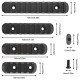 Metal Picatinny Rail Mount 5/7/9/11 Slots Key Lok Pack of 4