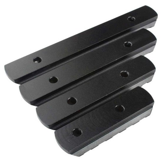 Metal Picatinny Rail Mount 5/7/9/11 Slots Key Lok Pack of 4