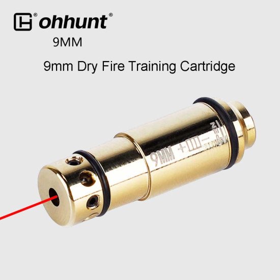 ohhunt® 9mm Dry Fire Training Cartridge - Flat Headed ohhunt® 9mm Dry Fire Training Cartridge - Flat Headed