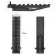 ohhunt AK 47/74 and Saiga Rear Sight Rail Mount with Fiber Optic for Red Dot Sight