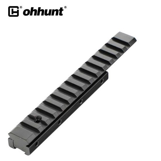 ohhunt® Extension 11mm Dovetail to Picatinny Rail Adapter Convert Mount with Stop Pin - 14 Slots ohhunt® Extension 11mm Dovetail to Picatinny Rail Adapter Convert Mount with Stop Pin - 14 Slots