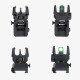Ohhunt® Green Red Dot Flip Up Sights Fiber Optics Polymer Front Rear Back Up Sight Ohhunt® Green Red Dot Flip Up Sights Fiber Optics Polymer Front Rear Back Up Sight