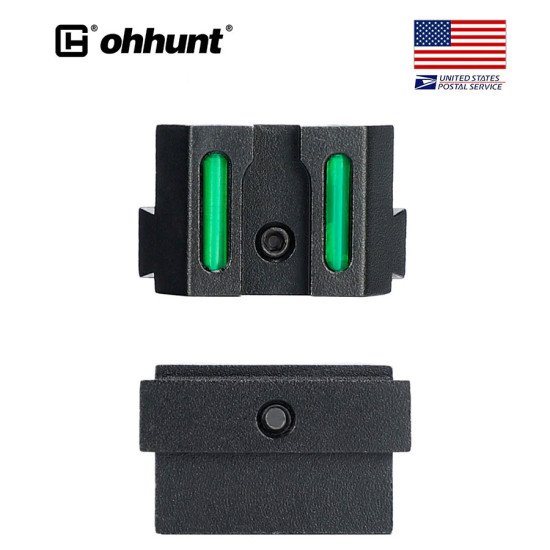 ohhunt® Green Red Fiber Optic Sight Front & Rear Sights for Glock Pistols ohhunt® Green Red Fiber Optic Sight Front & Rear Sights for Glock Pistols