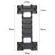 Ohhunt Low Profile Bidirectional MP5 Claw Optic Mount Picatinny Rail Ohhunt Low Profile Bidirectional MP5 Claw Optic Mount Picatinny Rail
