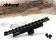 Ohhunt Standard AR Carry Handle Rail Mount 12 Slots Hunting 20mm Picatinny Rail Scope Mounts Base Ohhunt Standard AR Carry Handle Rail Mount 12 Slots Hunting 20mm Picatinny Rail Scope Mounts Base