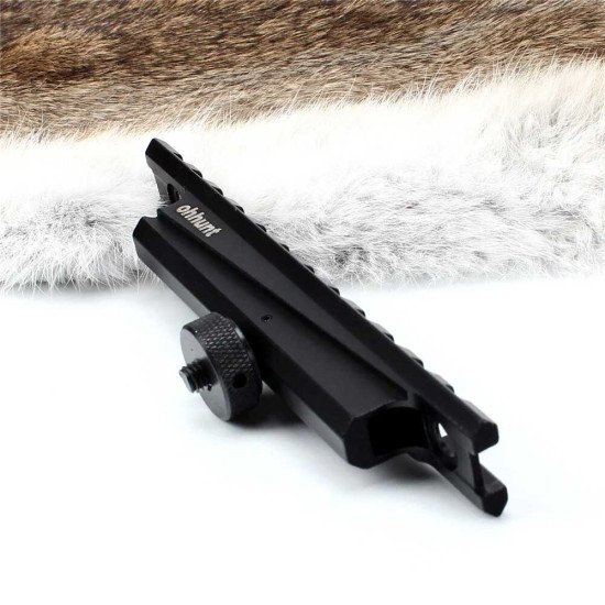 Ohhunt Standard AR Carry Handle Rail Mount 12 Slots Hunting 20mm Picatinny Rail Scope Mounts Base Ohhunt Standard AR Carry Handle Rail Mount 12 Slots Hunting 20mm Picatinny Rail Scope Mounts Base