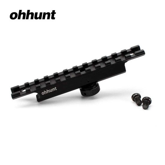 Ohhunt Standard AR Carry Handle Rail Mount 12 Slots Hunting 20mm Picatinny Rail Scope Mounts Base Ohhunt Standard AR Carry Handle Rail Mount 12 Slots Hunting 20mm Picatinny Rail Scope Mounts Base