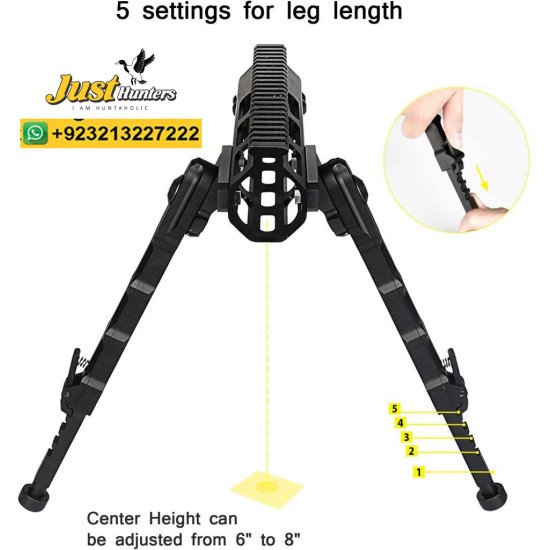 Two-Piece V9 Split Bipod for M-LOK Handguard Rifle Bipods Tactical 7.5-9 Inches Two-Piece V9 Split Bipod for M-LOK Handguard Rifle Bipods Tactical 7.5-9 Inches