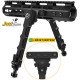 Two-Piece V9 Split Bipod for M-LOK Handguard Rifle Bipods Tactical 7.5-9 Inches Two-Piece V9 Split Bipod for M-LOK Handguard Rifle Bipods Tactical 7.5-9 Inches