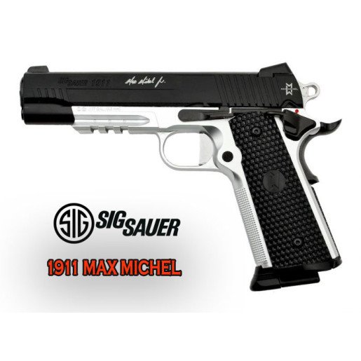 Sig Sauer 1911 Max Michel .177 BB Blow-Back Co2 Air Pistol Sig Sauer 1911 Max Michel .177 BB Blow-Back Co2 Air Pistol