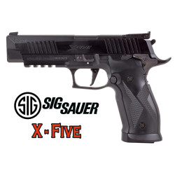Sig Sauer X-FIVE AIR PISTOL, BLACK CO2 Powered 4.5 (.177) Caliber
