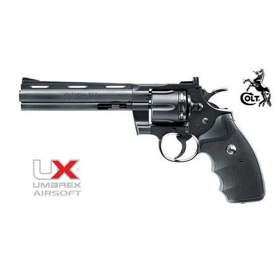 Umarex Colt Python Air Revolver with 6'' Barrel .177 Caliber Steel BB C02 Power Umarex Colt Python Air Revolver with 6'' Barrel .177 Caliber Steel BB C02 Power