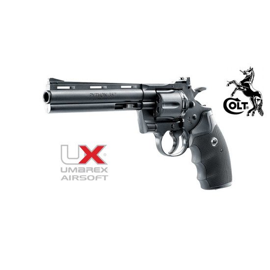 Umarex Colt Python Air Revolver with 6'' Barrel .177 Caliber Steel BB C02 Power Umarex Colt Python Air Revolver with 6'' Barrel .177 Caliber Steel BB C02 Power