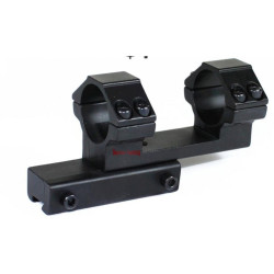 Vector Optics 1 Inch 25.4mm One Piece Extended Style Dovetail Mount Double Rings 11mm Base