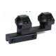 Vector Optics 1 Inch 25.4mm One Piece Extended Style Dovetail Mount Double Rings 11mm Base