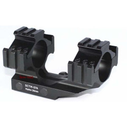 Vector Optics 30mm 1Inch One Piece Offset Weaver Mount Short Version W/ Tri-Rail Integrated Scope Rings