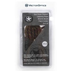 Vector Optics .45 Bore Snake Gun Cleaning with Bronze Brush