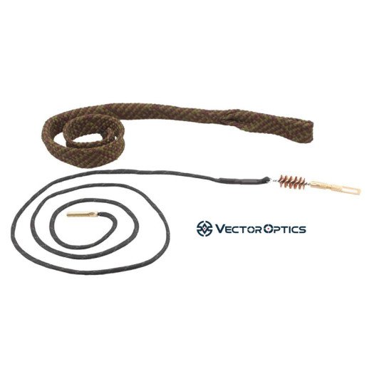 Vector Optics .45 Bore Snake Gun Cleaning with Bronze Brush Vector Optics .45 Bore Snake Gun Cleaning with Bronze Brush