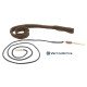 Vector Optics .45 Bore Snake Gun Cleaning with Bronze Brush Vector Optics .45 Bore Snake Gun Cleaning with Bronze Brush