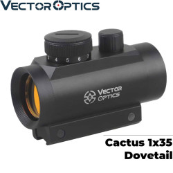 Vector Optics Cactus 1X35 Red Dot Scope with 11mm Dovetail Mount Vector Optics Cactus 1X35 Red Dot Scope with 11mm Dovetail Mount