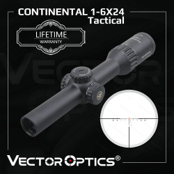 Vector Optics Continental 1-6x24 Tactical LPVO Riflescope With Illuminated Fit AR15 .338 Vector Optics Continental 1-6x24 Tactical LPVO Riflescope With Illuminated Fit AR15 .338