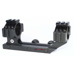 Vector Optics Tactical 30mm and 1 inch 25.4mm One piece RifleScope Weaver Mount Rings with Tri-Rails Cantilever Style
