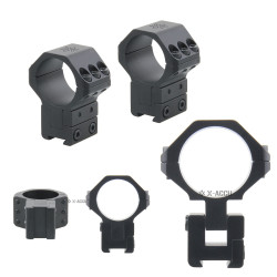 Vector Optics X-ACCU 30mm 40MOA Adjustable Elevation Dovetail Ring Mounts