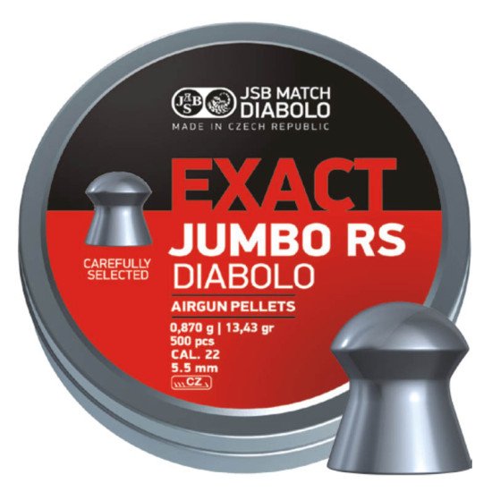 JSB Exact Jumbo RS .22 Cal. 13.43 gr JSB Exact Jumbo RS .22 Cal. 13.43 gr
