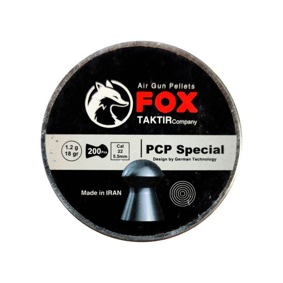 Fox Pellets 18gr PCP Special .22 Cal. Fox Pellets 18gr PCP Special .22 Cal.