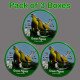 Green Pigeon Pellets .22 Cal. Pack of 3 Boxes Green Pigeon Pellets .22 Cal. Pack of 3 Boxes