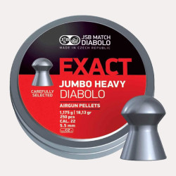 JSB Exact Jumbo Heavy .22 Cal. 18.13gr 250 PCs