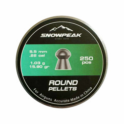 Snow Peak Round Pellets .22 Cal. 15.89 Gr