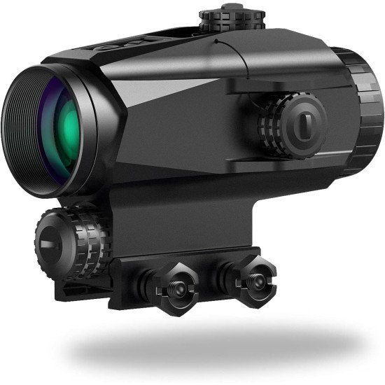 Trihawk 3x30 Prism Scope, Red MOA Reticle