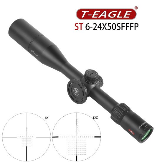 T-EAGLE Optics ST 6-24X50 FFP Tactical Riflescope T-EAGLE Optics ST 6-24X50 FFP Tactical Riflescope