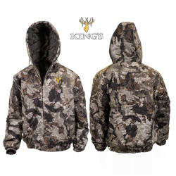 Kings Camo Youth Insulated Twill Veil Camo Hunting Jacket with Cotton Shell Kings Camo Youth Insulated Twill Veil Camo Hunting Jacket with Cotton Shell