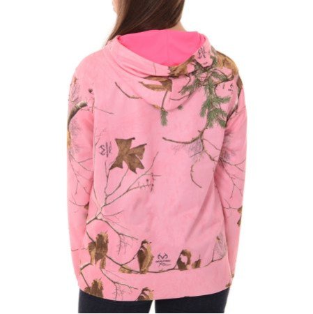 Realtree Women's Camo Performance Pullover Fleece Hoodie Realtree Women's Camo Performance Pullover Fleece Hoodie