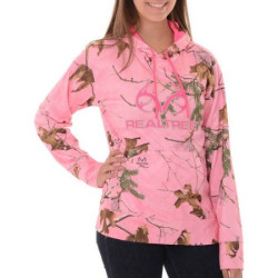 Realtree Women's Camo Performance Pullover Fleece Hoodie