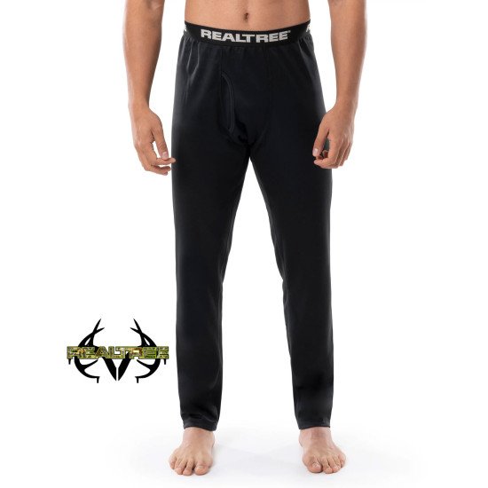 Realtree Men's Heavy Weight Fleece Thermal Underwear Bottom Realtree Men's Heavy Weight Fleece Thermal Underwear Bottom