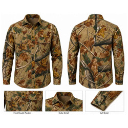 REALTREE AP Long Sleeve Camo Hunting Button Up Shirt