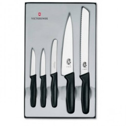 Victorinox Swiss Knife 5PCS KITCHEN SET BLK 5.1163.5