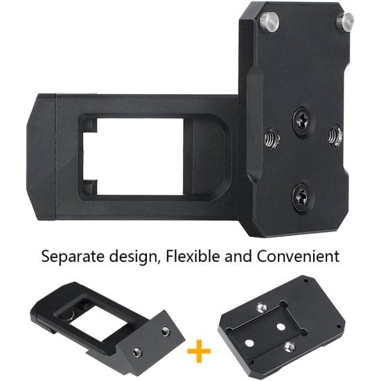 Ohhunt® 45° Canted Picatinny Mount Red Dot Adapter Plate for RMR Footprint Optics Holosun 407C/507C/508T & Trijicon RMR/SRO