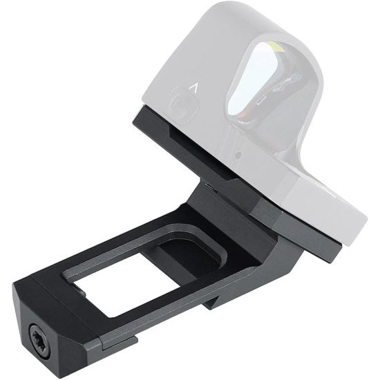 Ohhunt® 45° Canted Picatinny Mount Red Dot Adapter Plate for RMR Footprint Optics Holosun 407C/507C/508T & Trijicon RMR/SRO