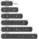 Ohhunt® Resin Picatinny Rail Section Set fit M-lok & KeyMod 6 Pcs