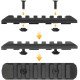 Ohhunt® Resin Picatinny Rail Section Set fit M-lok & KeyMod 6 Pcs